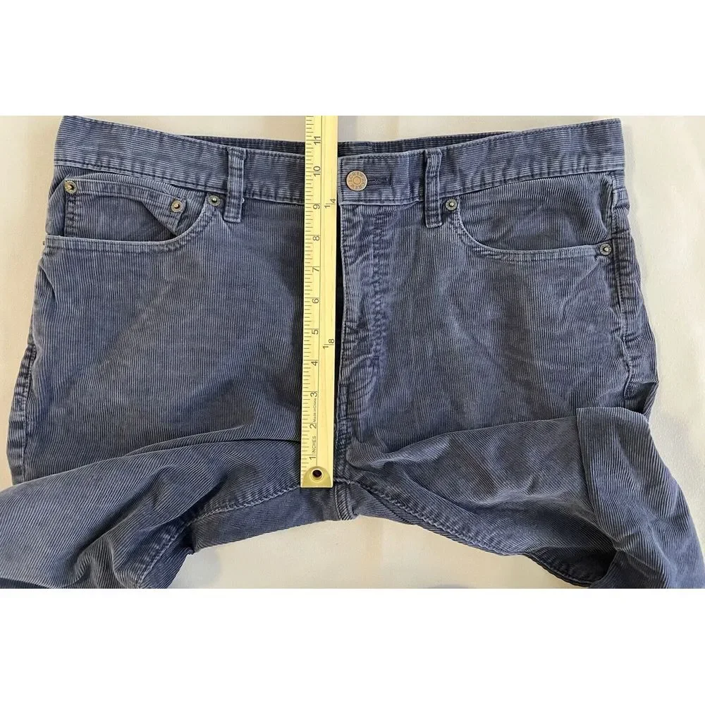 J. Crew Flex Slim Fit Corduroy‎ Pants Men's Size 35x32 (36x31
